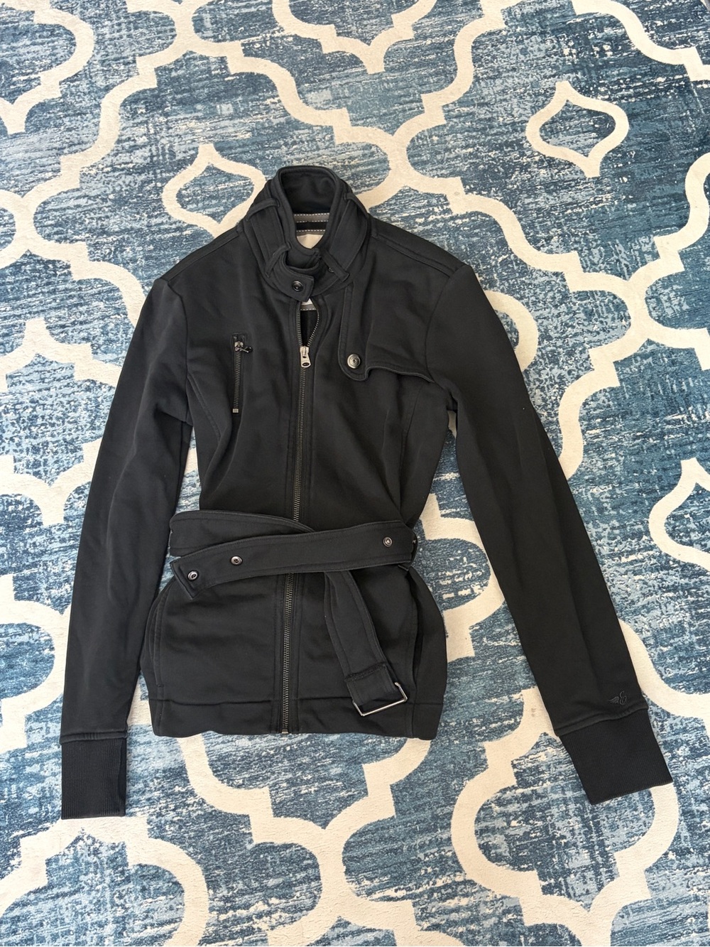 Esprit Black Utility Belted Jacket